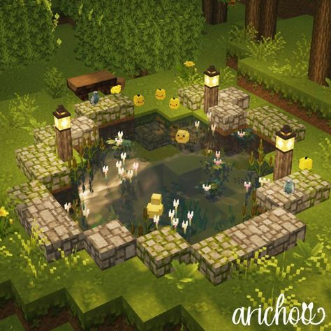 Duck Pond, Minecraft, Green