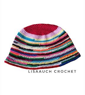 How to crochet a hat with Scrap yarn FREE pattern Bucket Hat Crochet Pattern Free, Stash Busting Crochet, Bucket Hat Pattern Free, Hat Crochet Pattern Free, Crochet A Hat, Bucket Hat Crochet Pattern, Hat Free Crochet Pattern, Bucket Hat Crochet, Crochet Beanie Pattern Free