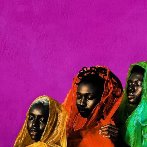 Derrick Ofosu Boateng on Instagram: "‘THE THREE WISE WOMEN’ NEW DECADE COLLECTION . The three wise women Proverb: It is not what you are called by but what you answer to. . Hueism Colour language Red: passion Yellow: riches Green: fertility and health . D.O.B note: They come bearing gifts of riches, passion and health. These three are needed to excel in life Available with @amba_gallery . Models @iamdovenicol @dzigbordi_agbettoh . #hueism #hueist #art #africa #artoftheday #shotoniphone #sho Orange Architecture, African Traditions, Wise Women, Inspiration Instagram, May 31, Black Art, Vol 2, Post On Instagram, Art Day