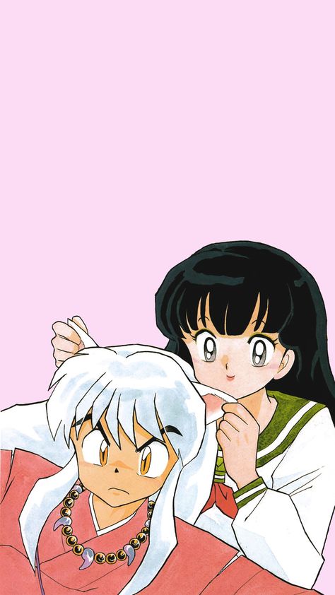 Inuyasha And Kikyo, Inuyasha Fan Art, Kagome And Inuyasha, Kagome Higurashi, Hd Anime Wallpapers, Wallpaper Animes, Anime Backgrounds Wallpapers, Pinturas Disney, Old Anime