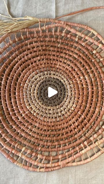 Basket Weaving Patterns, Basket Making, Pine Needle Baskets, Burnt Umber, April 7, March 27, Pine Needles, Weaving Patterns, Hot Pads