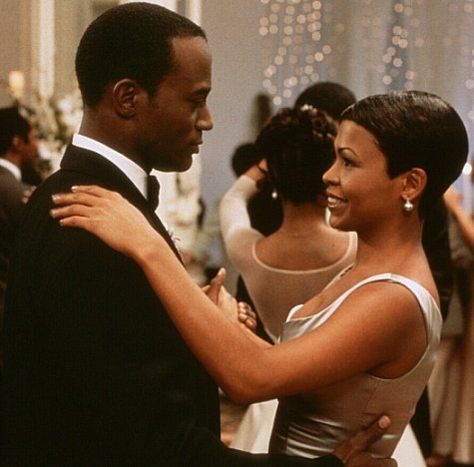 Still of Nia Long and Taye Diggs in The Best Man (1999) The Best Man Movie, Best Man Movie, Taye Diggs, Best Romantic Comedies, Nia Long, Essence Festival, Sanaa Lathan, Michael Ealy, The Best Man