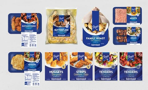 Chicken Packaging Refresh on Behance Frozen Chicken Packaging, Chicken Packaging Design, Karage Chicken, Chicken Packaging, Fresh Food Packaging, Chicken Brands, Frozen Food Packaging, Label Packaging Design, Chicken Logo