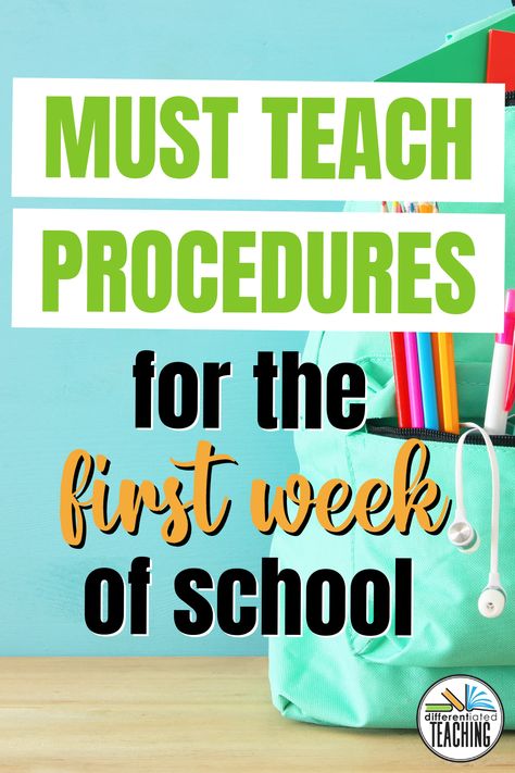 Third Grade Behavior Management System, Back To School Routines And Procedures, End Of Day Routines Classroom Procedures, First Grade Procedures And Routines, Middle School Classroom Procedures, Class Procedures Elementary, High School Classroom Procedures, Procedures To Teach First Week Of School, Procedures Anchor Charts