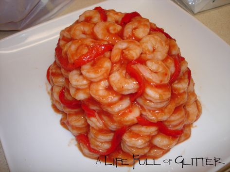 Shrimp Brain - 2 Halloween Shrimp, Appetizers Shrimp, Gross Halloween Foods, Halloween Finger Foods, Cooked Shrimp, Halloween Food Appetizers, Halloween Dishes, Shrimp Appetizers, Easy Halloween Food