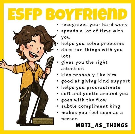 Esfp Boyfriend, Mbti Boyfriend, Mbti As Things, Mbti Dating, Esfp Personality, Explorers Mbti, Istj Personality, Mbti Fanart, Myers Briggs Test