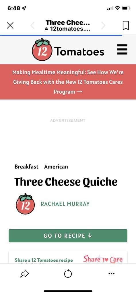 Three Cheese Quiche By 12 Tomatoes, 12 Tomatoes 3 Cheese Quiche, 12 Tomatoes Three Cheese Quiche, 3 Cheese Quiche 12 Tomatoes, Three Cheese Quiche 12 Tomatoes, Three Cheese Quiche, Brunch Foods, Breakfast Quiche Recipes, 12 Tomatoes Recipes