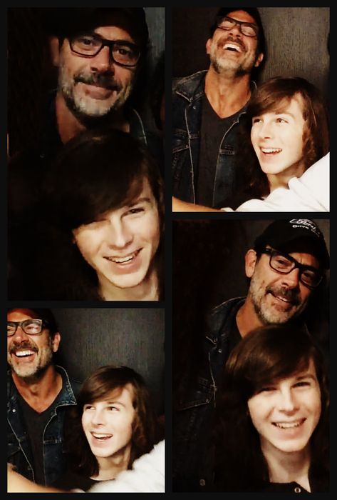 Negan And Carl, Twd Pics, جوني ديب, Twd Funny, Twd Cast, Twd Comics, The Day Will Come, Walking Dead Cast, Chandler Riggs