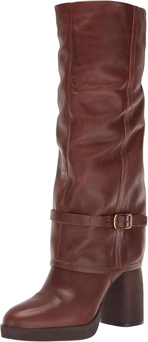 Amazon.com | Lucky Brand Women's Nathari Fold-Over Boot Fashion, Black, 5 | Mid-Calf Lucky Brand Nathari Fold Over Boots, Fold Over Boots Outfit, Church Outfit Ideas, Digital Wardrobe, Fold Over Boots, Lucky Brand Boots, Boot Fashion, Church Outfit, Shoe Wishlist