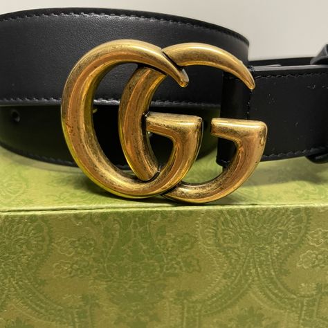 New Black Leather Gucci Belt Size 85. Nwot All Communication Will Be Done On Poshmark*** Gucci Belt Sizes, Guccio Gucci, Gucci Accessories, Gucci Black, Gucci Belt, Belt Size, New Black, Communication, Black Leather