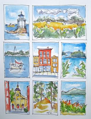 Sketchbook Wandering Travel Art Journal, Watercolor Journal, Watercolor Sketchbook, Watercolor Paintings Tutorials, Urban Sketchers, Arte Sketchbook, Pen And Watercolor, Sketchbook Journaling, Sketchbook Inspiration