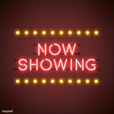 Now showing neon sign vector | free image by rawpixel.com / NingZk V. Neon Vector, Pink Movies, Theatre Sign, Neon Logo, Neon Aesthetic, Neon Light Signs, Vector Free Download, Custom Neon Signs, Led Neon Signs