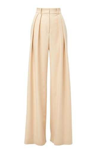 Kulot Pants, Brandon Maxwell, Muslim Fashion Outfits, Looks Chic, Pleated Pants, Pants Design, Wool Pants, China Fashion, High Waisted Trousers