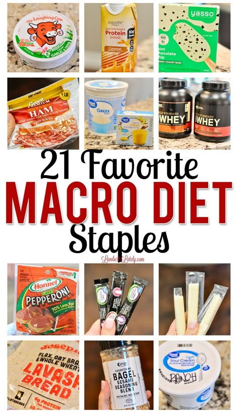 This list of 21 Macro Diet Friendly Staples is great for beginners! Get a list of food that's great for making simple recipes, including high protein options. Macro Diet, Macro Meal Plan, Macro Nutrition, Macros Diet, Balanced Diet Plan, Yogurt Bar, Baking Powder Uses, Macro Friendly Recipes, Baking Soda Beauty Uses