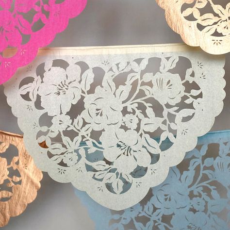 Our newest papel picado designs - Ay Mujer shop – Ay Mujer shop - Fine papel picado for weddings, fiestas, and altars. Papel Picado Wedding, Mexican Papel Picado, Mexican Party Decorations, Petal Confetti, Fiesta Decorations, Boda Mexicana, Paper Banners, Color Wedding, Wedding Banner