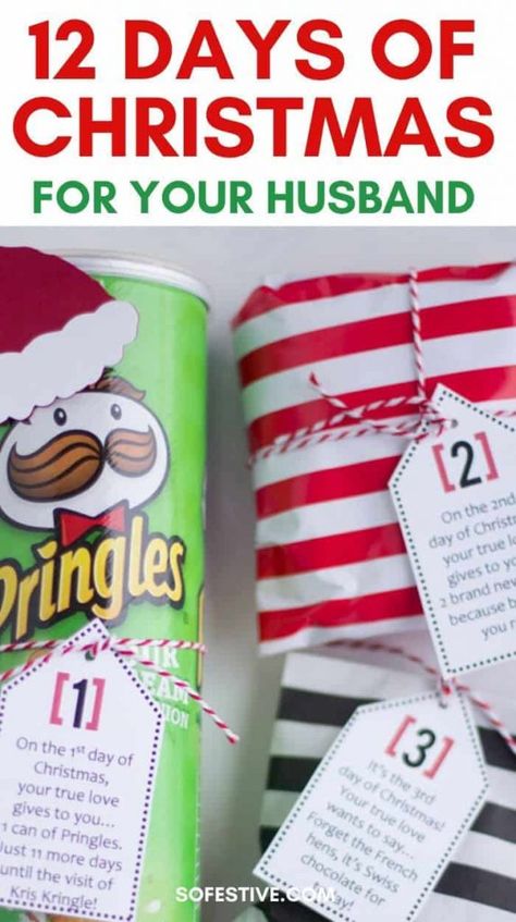 Hubby Christmas Gift Ideas, Ideas For 12 Days Of Christmas, 12 Days Of Christmas For Spouse, 12 Days Of Christmas Game, 12 Days Of Christmas Husband Ideas, 12 Gifts Of Christmas Ideas, Husband 12 Days Of Christmas Gift Ideas, 12 Days Of Christmas Gift Ideas For Husband, 12 Days Of Christmas Husband