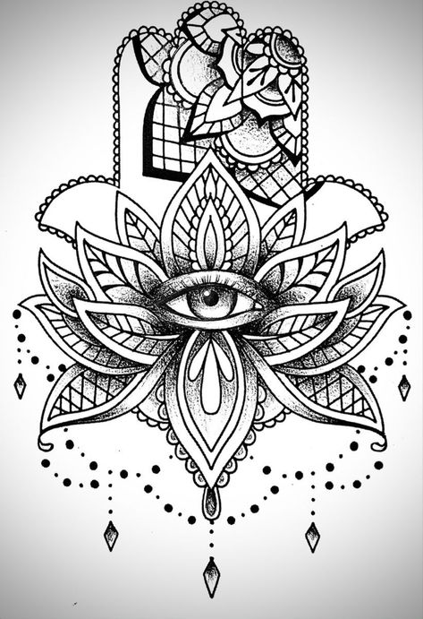 Leggings tattoo tiny tattoo mandala floral tattoos | tattoo by  Reed Amador Third Eye Mandala Tattoo, Freemasonry Tattoo Design, Lotus Eye Tattoo, 3rd Eye Tattoo Women, Mandala Eye Tattoo, Mandala Throat Tattoo, Third Eye Tattoo Ideas, Hamsa Drawing, Heather Tattoo