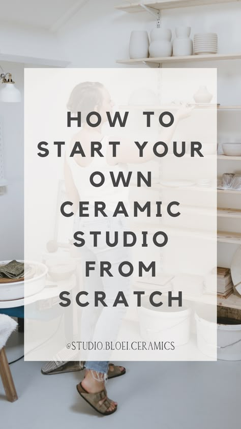 A year ago my pottery adventure started and I learned so much in that year. There are lots of practical things I wish I knew before I started my own studio, so here are my tips and tricks! Pottery Lessons, Ceramics Studio, Beginner Pottery, Pottery Workshop, Ceramic Workshop, Keramik Design, Ceramic Wall Art, Pottery Techniques, Pottery Crafts