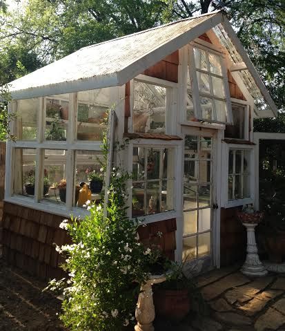 Old Greenhouse, Window Greenhouse, Cheap Greenhouse, Reclaimed Windows, Outdoor Greenhouse, Greenhouse Shed, Build A Greenhouse, Indoor Greenhouse, Greenhouse Interiors