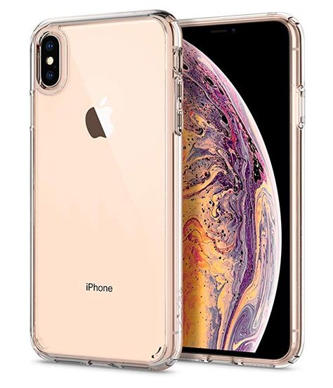 Spigen Ultra Hybrid Designed for Apple iPhone Xs MAX Case (2018) - Crystal Clear Apple Phones, Geometric Iphone Case, Iphone Xs Max Case, Slim Frame, Hybrid Design, Iphone Prints, Cover Iphone, Passport Wallet, Pattern Iphone Case