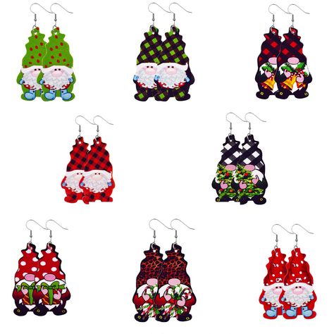 PRICES MAY VARY. What you get: You will get 8 pairs of faux leather plaid gnome Christmas earrings, different colors for your daily wearing and replacement, they can also be applied as cute and festival gifts for your girlfriend, mother, friends, family or other people you love. Durable Soft Material: These dangle lightweight handmade faux leather earrings are made of quality artificial leather, will not fade or break easily, will not bring discomfort and hurt your ears, it is light and soft whi Brick Stitch Tutorial, Native Beading Patterns, Bead Sewing, Seed Beading, Chic Gifts, Christmas Costumes, Gifts For Your Girlfriend, Christmas Crochet Patterns, Beading Wire