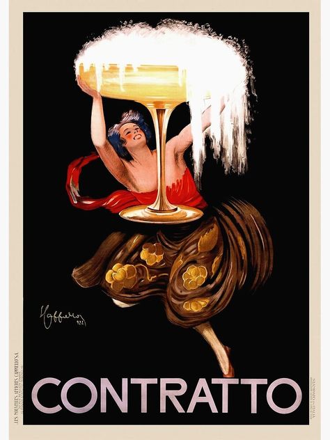 Leonetto Cappiello, Wine Poster, Vintage Wine, Print Advertising, Vintage Art Prints, Poster Vintage, Visual Artwork, Vintage Cat, Sparkling Wine