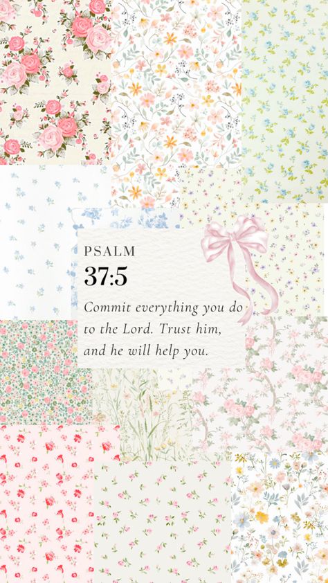 Psalm 37 5, Bible Quotes Background, Cute Bible Verses, Christian Iphone Wallpaper, Scripture Wallpaper, Wallpaper Bible, Cute Bibles, Christian Quotes Wallpaper, Bible Verse Background