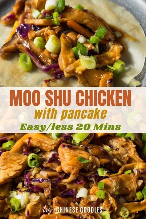 Moo Shu Chicken, Low Fat Chicken Recipes, Chicken Dishes For Dinner, Moo Shu, Better Than Takeout, Chinese Cooking Recipes, Easy Chinese Recipes, Cashew Chicken, Asian Inspired Recipes