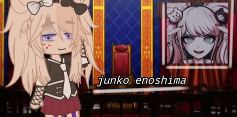 Junko enoshima gacha :D Junko Enoshima, Gacha Club, Danganronpa, Broadway Show Signs, Broadway Shows, Family Guy, Fictional Characters, Beauty, Art