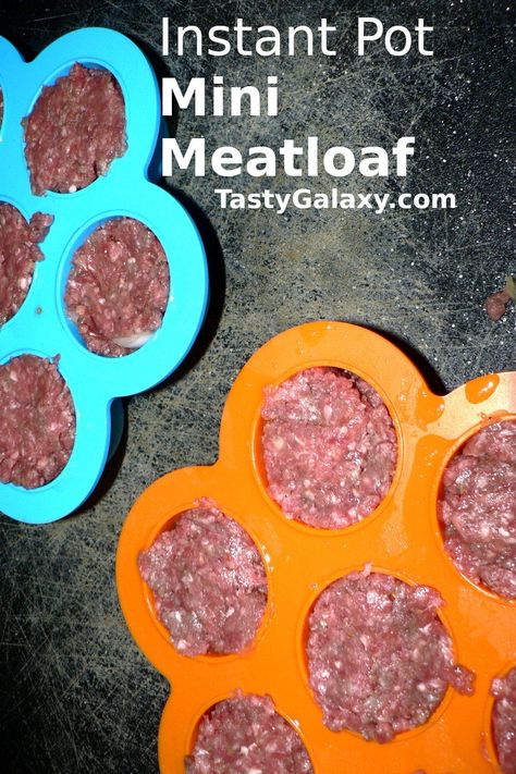 Meatloaf Instant Pot, Instant Pot Recipes Healthy Family, Mini Meatloaf Recipe, Simple Meatloaf, Instant Pot Recipes Healthy, Instant Pot Meatloaf, Mini Meatloaf, Beef Recipe Instant Pot, Mini Meatloafs