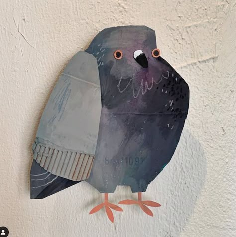 Ohio City, 동화 삽화, Posca Art, Art Carton, 캐릭터 드로잉, Cardboard Art, Art Plastique, Bird Art, Pigeon