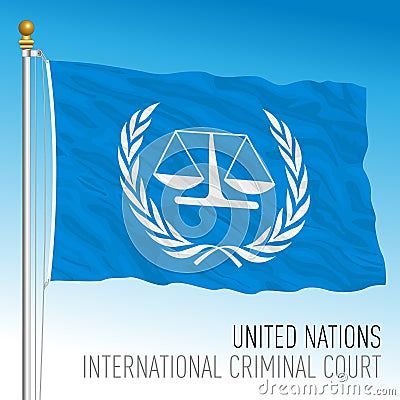 international-criminal-court-flag-united-nations-organisation-vector-illustration-blue-sky-background Law Court, Flag Signs, Sky Background, Flags Of The World, United Nations, Blue Sky, Sci Fi, Vector Illustration, Flag