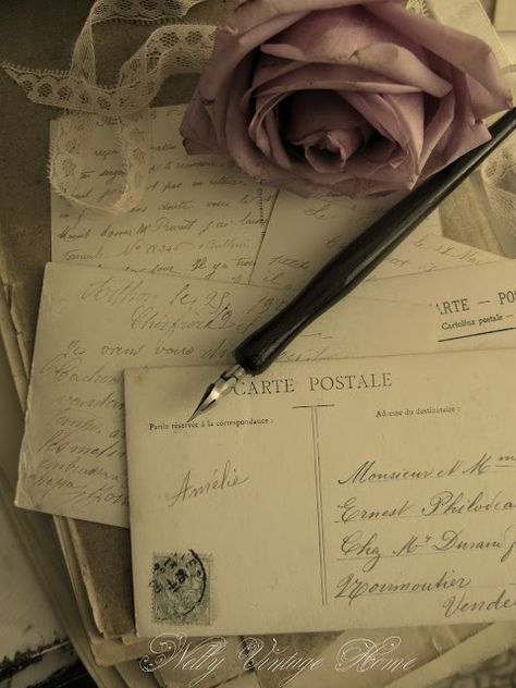 Obsession Old Letters, You've Got Mail, Book Letters, Handwritten Letters, Lost Art, Old Love, A Pen, Vintage Lettering, Mail Art