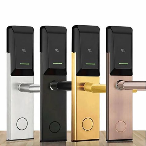 Kadonio High Security Electronic Card Key Smart Hotel Door Lock With Rfid Management Software System Hotel Door Locks, Door Handle With Lock, Keyless Door Lock, Entry Door Locks, Hotel Door, Electronic Lock, Entry Door, Door Lock, Door Locks