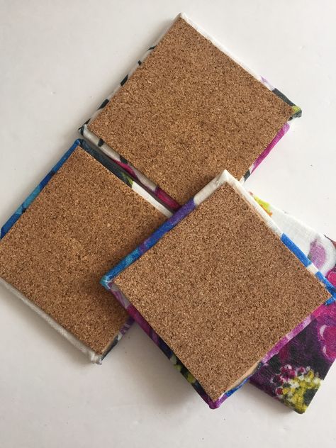 diy fabric coasters mod podge Diy Fabric Coasters, Modge Podge Fabric, Diy Tile Coasters, Fabric Tile, Ceramic Tile Crafts, Diy Coasters Tile, Mod Podge Fabric, Diy Mod Podge, Fabric Tiles