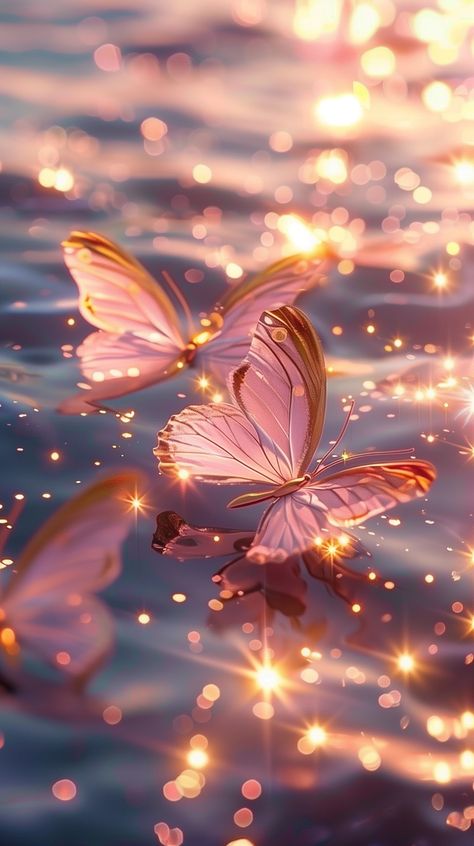 Butterflies Profile Picture, Cute Butterfly Wallpaper Aesthetic, Papillon Aesthetic, Butterfly Background Aesthetic, Butterfly Wallpaper Pink, Pink Sparkle Aesthetic, 16k Wallpaper, Swirl Wallpapers, Wallpaper Iphone Butterfly