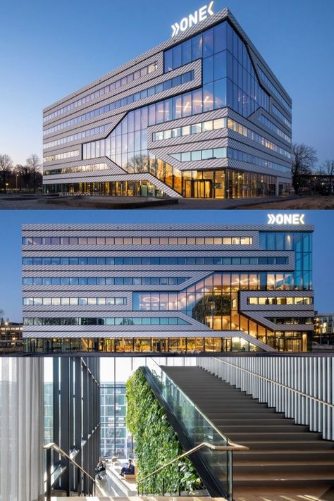 Matrix ONE Administrative Building, Laboratory Design, Innovative Office, Innovation Center, Sci Fi Landscape, Campus Design, Science Park, Campus Life, Mix Use Building