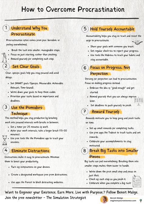 HOW TO OVERCOME PROCRASTINATION:   Enjoy this? ♻️ Repost it to your network and follow Benoit Malige for more.  #growth #growthmindset #personalgrowth #personaldevelopment #selfgrowth #personaldevelopment #mindfulness #selfimprovement #selfgrowth #selfdevelopment #growtmindset #selfcare #selfreminder #selfdevelopment #selfimprovement #selfconfidence #selfgrowth #stressmanagement #stressmanagementtips #meditation Procrastination Motivation, Getting It Together, Overcome Procrastination, Productive Things To Do, Acne Skincare, Success Criteria, Learning Websites, Get My Life Together, Skincare Essentials