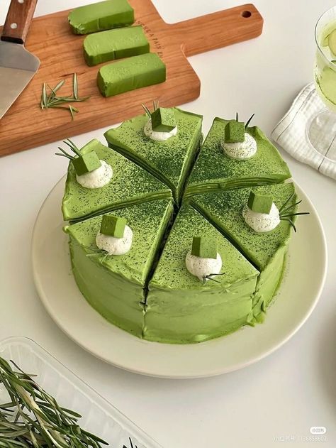 Like My Story, Matcha Cake, Just Cakes, Happy Reading, Cute Desserts, Greens Recipe, Sweet Breakfast, Pretty Cakes, Pavlova