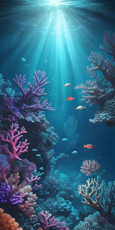 Ocean Floor Wallpaper, Under Water Sea Life, Coral Reef Underwater, Under Water Coral Reef, Sea Life Aesthetic Wallpaper, Ocean Coral Reef Aesthetic, Under The Ocean Photography, Ocean Floor Art, Ocean Scenes Underwater