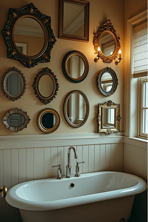 Shiplap wall in bathroom