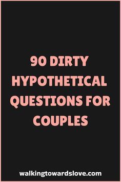 Looking to spark some fun conversations with your partner? Dive into these 90 Dirty Hypothetical Questions for Couples! Get ready for some laughs, blushes, and maybe even a few surprises. From silly scenarios to steamy inquiries, these questions are perfect for date nights or just when you want to shake things up. See how well you really know each other and enjoy some playful banter along the way. Let the giggles and revelations begin as you explore these hypothetical scenarios together! How Dirty Is Your Mind Quiz, Dark Romance Aesthetic Couple Spicy, Climax Ideas, Couples Moods Bed Spicy, Couple Scenarios, Flirty Questions, Hypothetical Questions, Questions For Couples, Truth Or Dare Questions