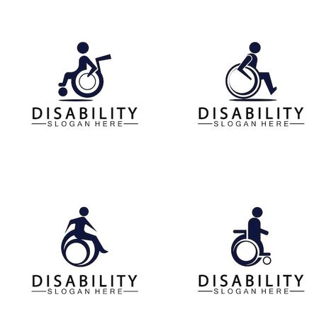 Chairs Logo, Support Logo, Wheel Chair, Logo Illustration, Kids Logo, Kids Chairs, Wheelchair, Premium Vector, Graphic Resources