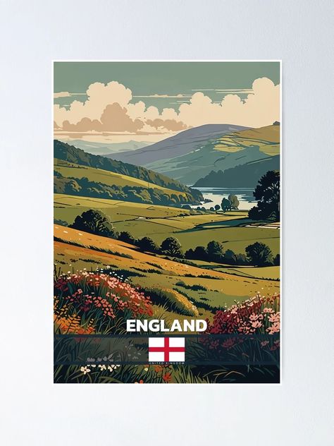 "England Travel " Poster for Sale by Thistle-TShop | Redbubble England Travel Poster, England Travel, Uk Travel, Travel Poster, Travel Posters, Sale Poster, United Kingdom, Highlights, England