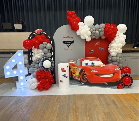 Car Decorations Birthday, Disney Cars Birthday Party Decorations, Disney Cars Birthday Decorations, Disney Cars Theme Birthday Party, Lightning Mcqueen Party, Disney Cars Theme, Cars (disney) Party, Cars Birthday Party Decorations, Surprise Birthday Decorations