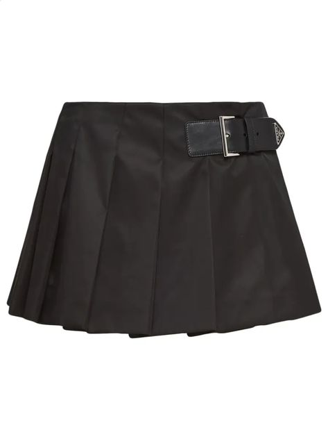 Prada Outfits, Prada Clothes, Skirt Png, Pleated Miniskirt, Prada Skirt, Prada Mini, Prada Collection, Skirt Skirt, Triangle Logo