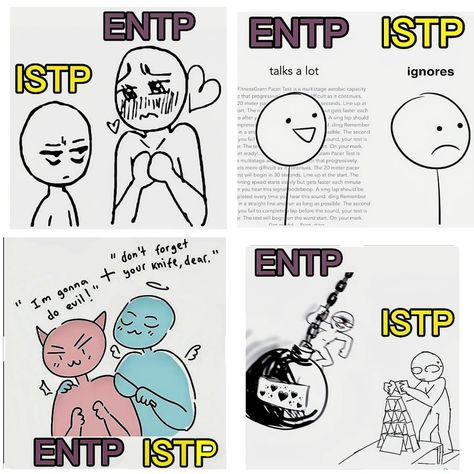 💜ENTP × ISTP💛 ship Entp And Istp Relationship, Istp Entp Relationship, Entj X Istp Relationship, Entp X Istp Relationship, Istp Entp Ship, Entp X Istp Mbti Fanart, Istp X Entj, Istp X Entp, Istp Type