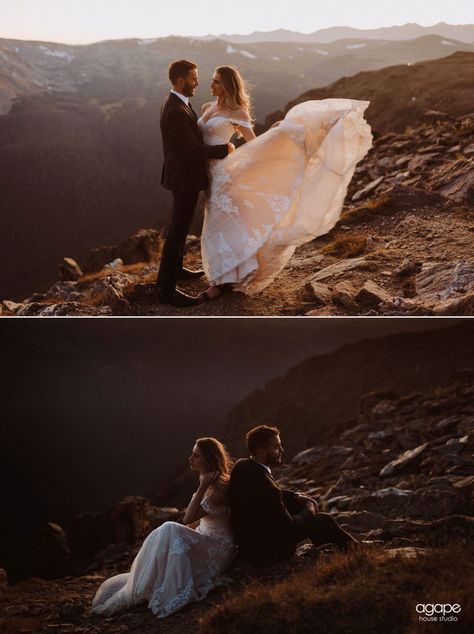 Rocky Mountain National Park Wedding | Agape House Studio Denver Engagement Photos, Rocky Mountain National Park Wedding, Colorado Destination Wedding, Estes Park Wedding, Mountain Top Wedding, Wedding Anniversary Photos, Wedding Colorado, Colorado Wedding Photography, Destination Engagement