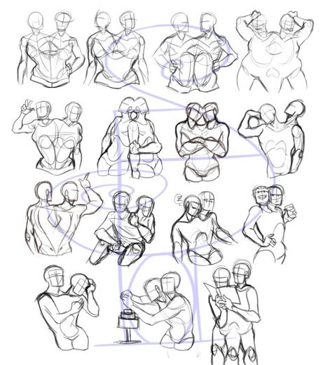 Twins Pose Reference, Twins Pose, Human Pose, Conjoined Twins, Reference Sheet, Anatomy Study, Creating Characters, Figure Drawing Reference, Reference Poses