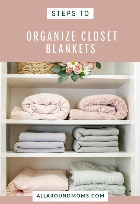 Organizing blankets in your closet is a practical way to maximize space and keep your home tidy. By implementing a systematic approach, you can transform a cluttered mess into an orderly storage solution. Proper organization not only enhances accessibility but also preserves the quality of your blankets. Discover how to efficiently arrange your cozy essentials and streamline your closet space. Organizing Blankets In Closet, Hall Closet Organization, Closet Clutter, Organized Bed, Hall Closet, Organization Essentials, Lightweight Blanket, Blanket Storage, Room Closet